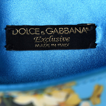 Dolce & Gabbana Patent Floral Print DG Girls Crossbody Blue 6 of 11