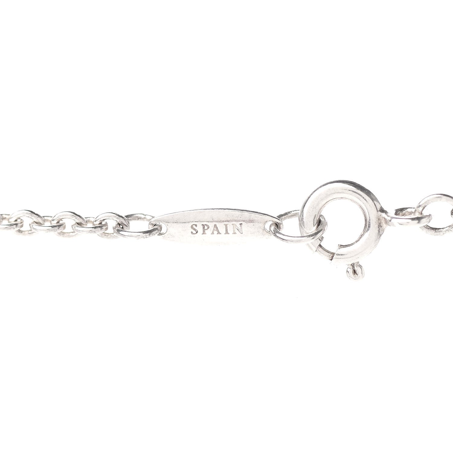 Tiffany Sterling Silver Pink Pearl 9-9.5mm Elsa Peretti Open Heart Lariat Necklace 5 of 7