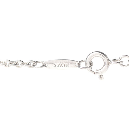 Tiffany Sterling Silver Pink Pearl 9-9.5mm Elsa Peretti Open Heart Lariat Necklace 5 of 7