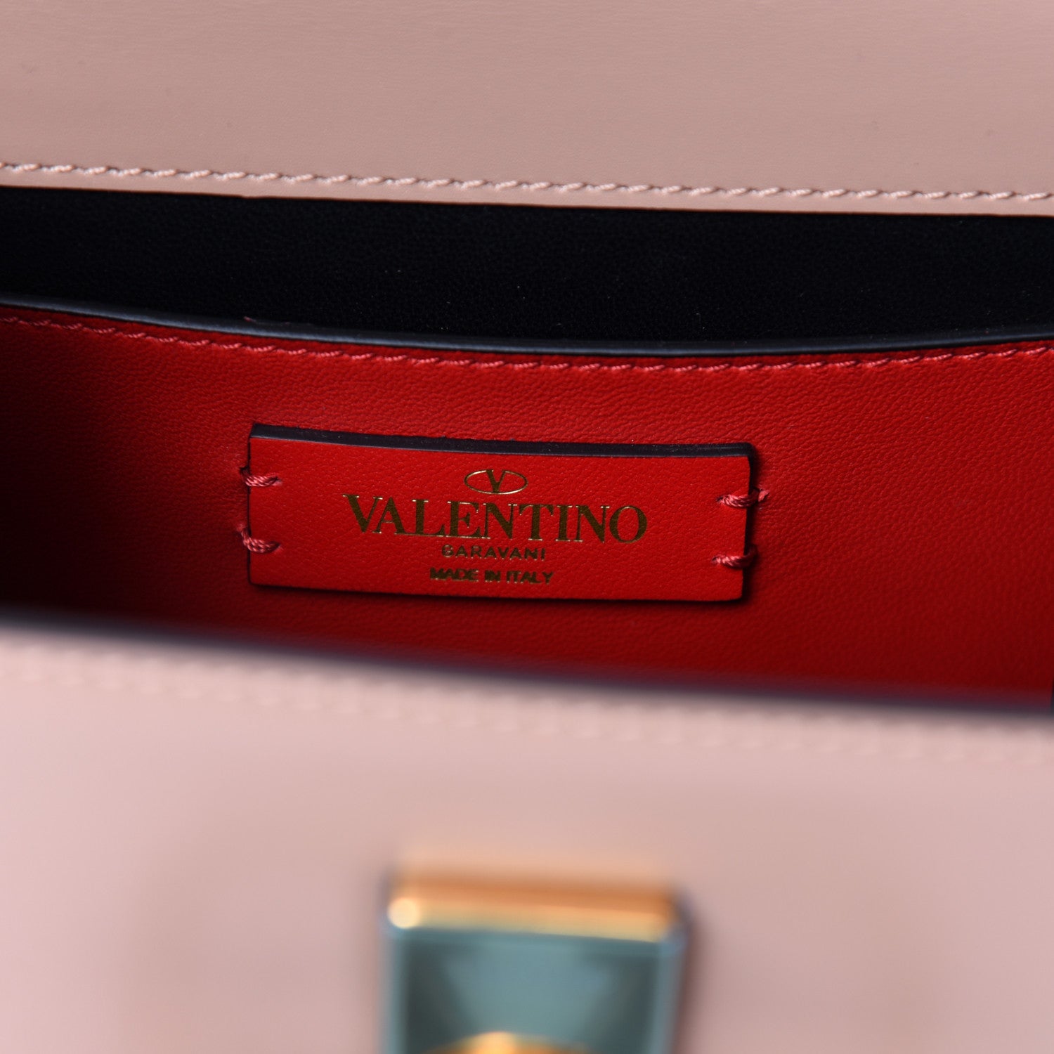 Valentino Garavani Smooth Calfskin Small VSling Shoulder Bag Rose Cannelle 8 of 9