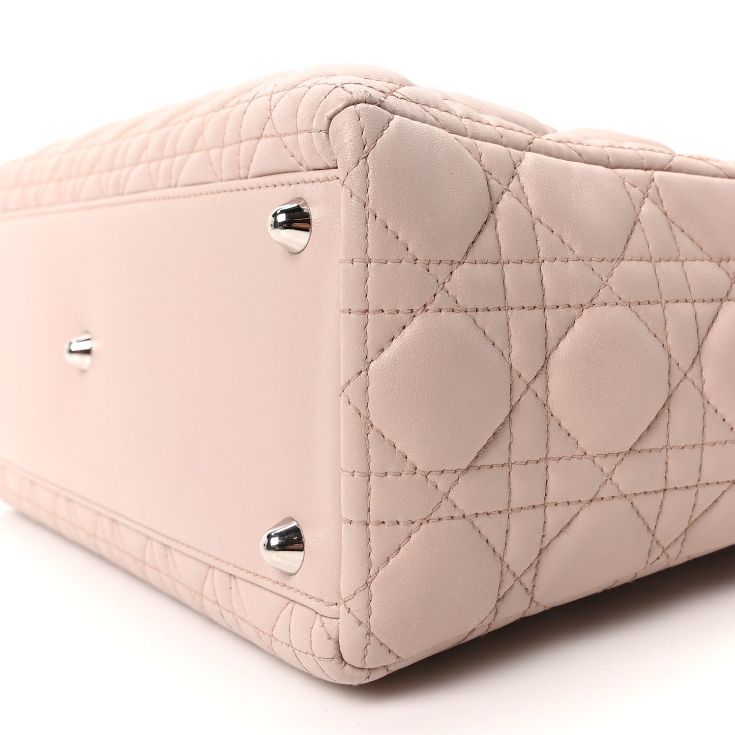 Lambskin Cannage Large Lady Dior Light Pink