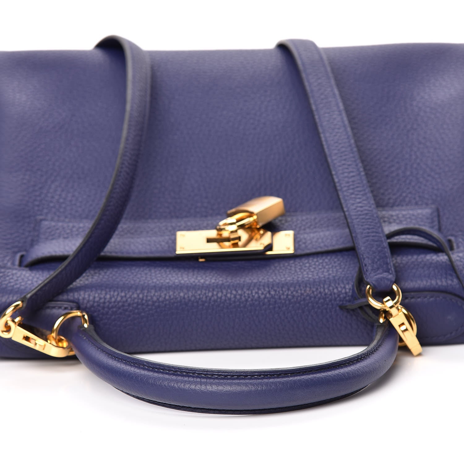Hermes Taurillon Clemence Kelly Retourne 28 Bleu Encre 15 of 41