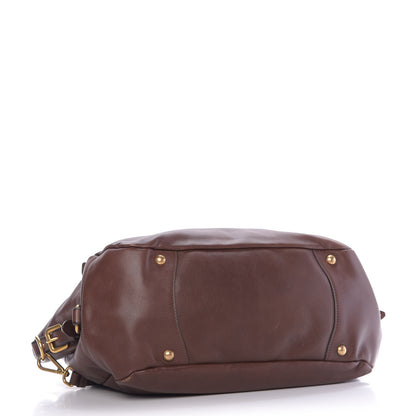 Prada Soft Calfskin Shopping Tote Nocciolo 5 of 10