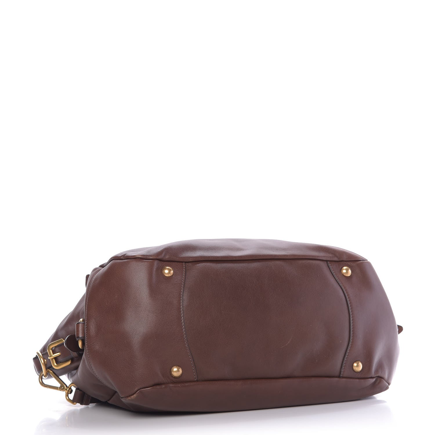 Prada Soft Calfskin Shopping Tote Nocciolo 5 of 10