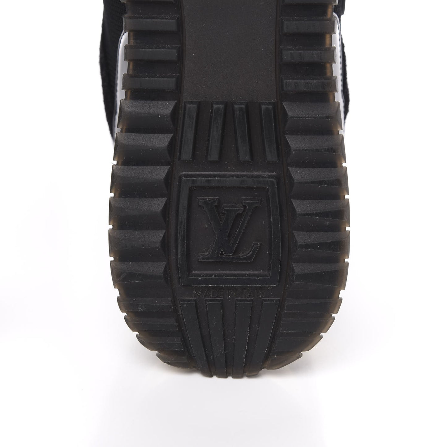 Suede Monogram Run Away Sneakers 39 Black