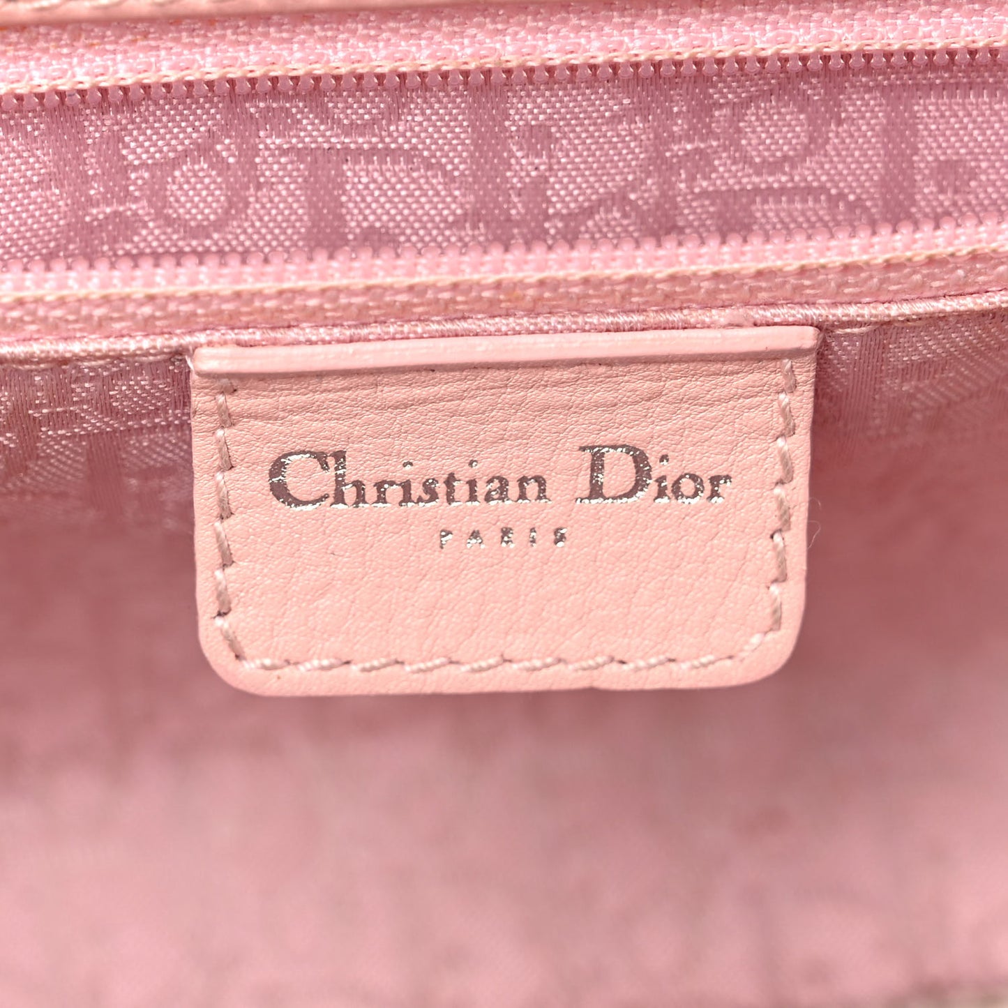 Lambskin Cannage Soft Lady Dior East West Light Pink