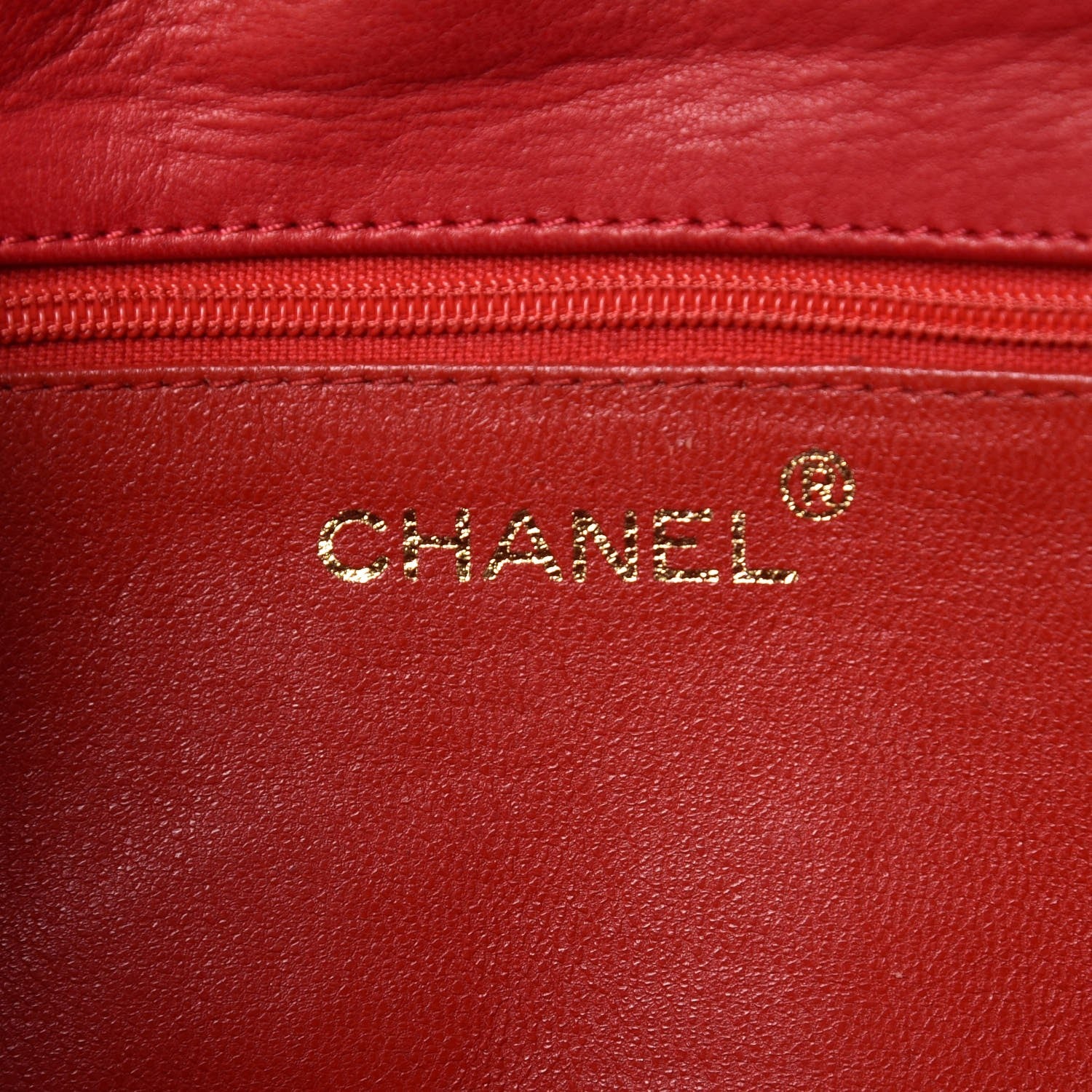 Chanel Lambskin CC Envelope Single Flap Red 6 of 15