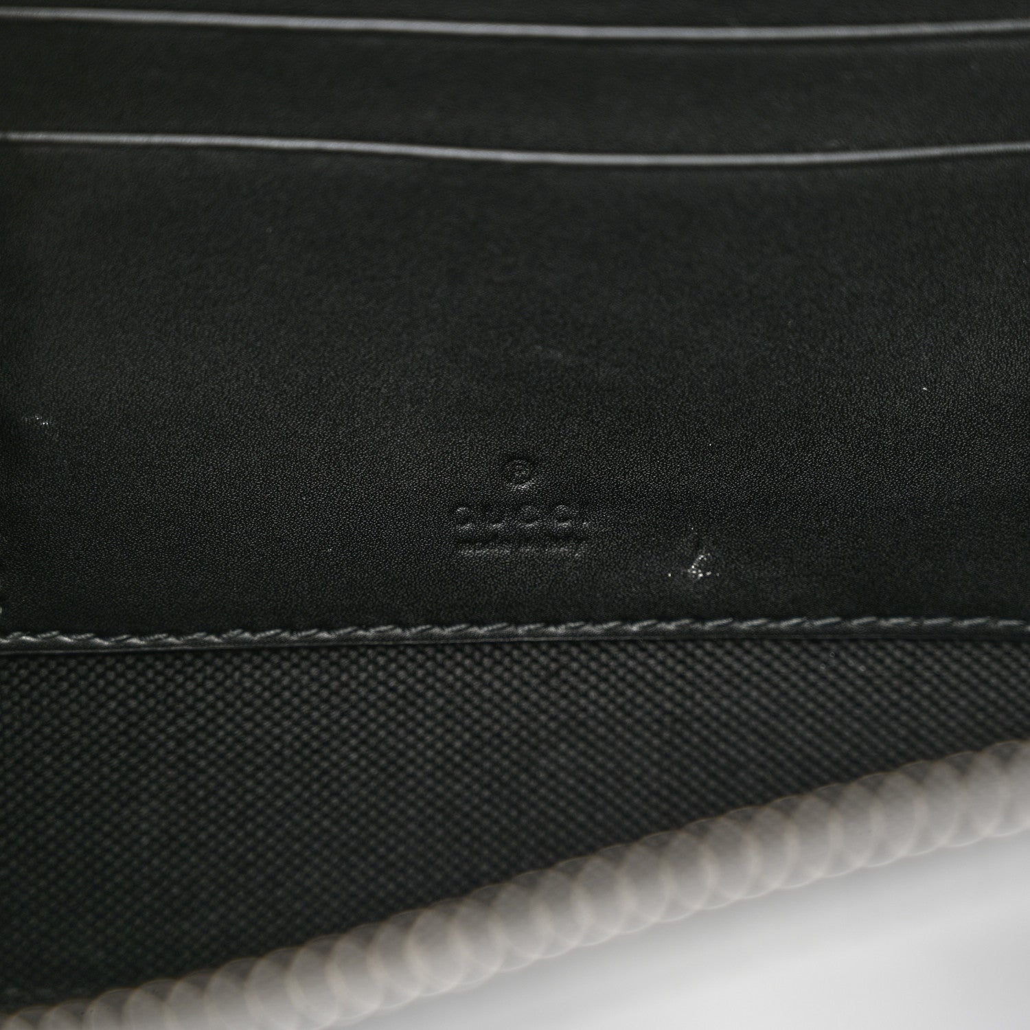 Gucci GG Supreme Monogram Web Mini Shoulder Bag Black Grey 5 of 13