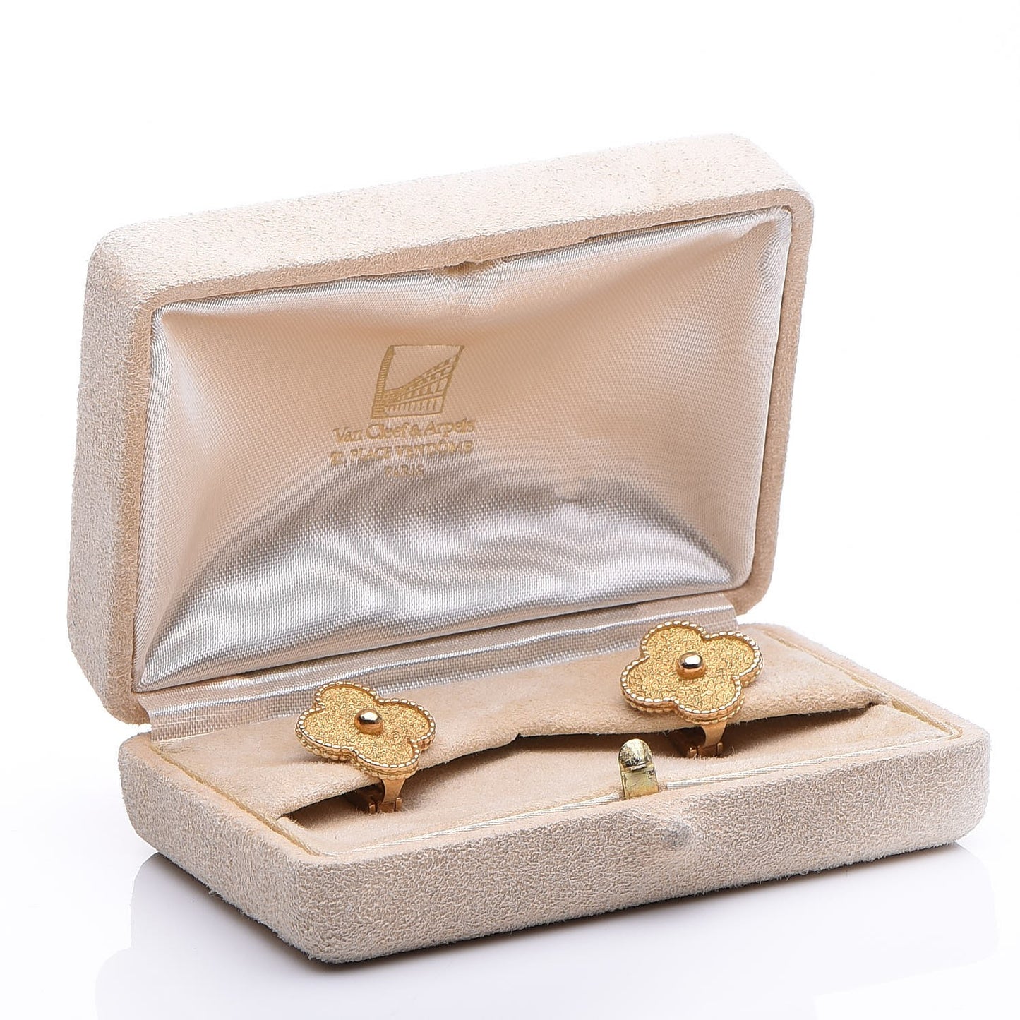 18K Yellow Gold Vintage Alhambra Earrings