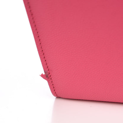 Saint Laurent Grain De Poudre Classic Monogram Clutch Lipstick Fuchsia 8 of 10