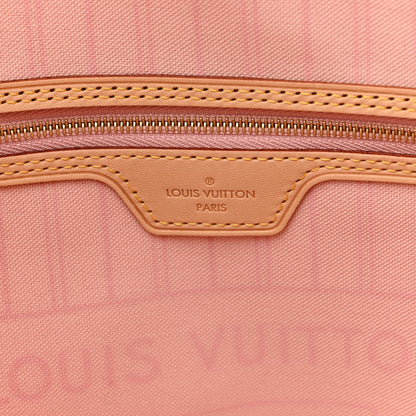 Louis Vuitton Damier Azur Neo Neverfull MM Rose Ballerine 6 of 9