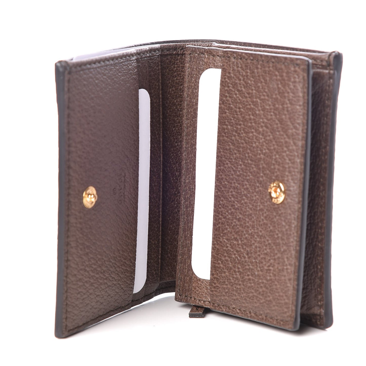 GG Supreme Monogram Web Ophidia Card Case Beige New Acero