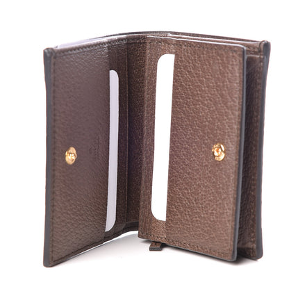 Gucci GG Supreme Monogram Web Ophidia Card Case Beige New Acero 5 of 8