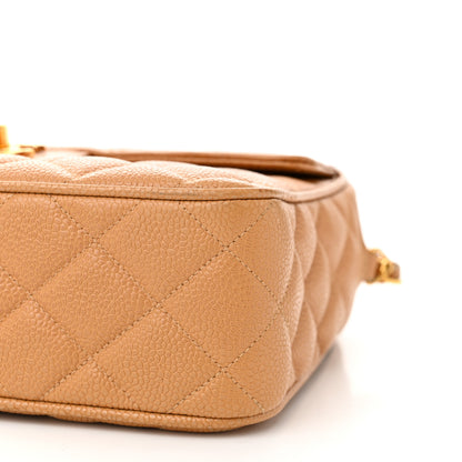 Chanel Caviar Quilted Camera Case Beige 11 of 14