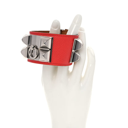 Hermes Epsom Collier de Chien CDC Bracelet S Rose Jaipur 2 of 6