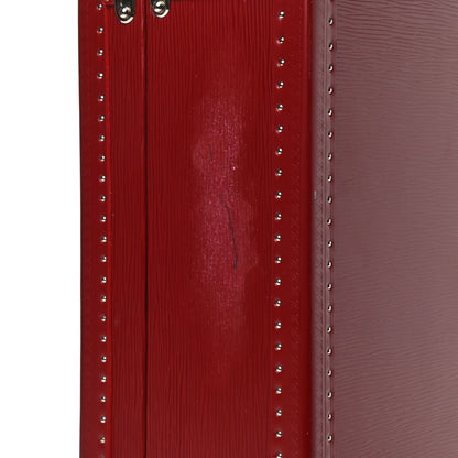 Louis Vuitton Epi President Watch Briefcase Castillan Red 16 of 20