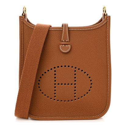 Hermes Taurillon Maurice Evelyne TPM Gold 1 of 11