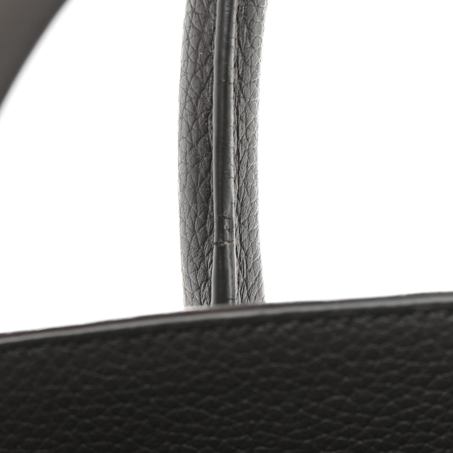 Grained Calfskin Small Supple Sac De Jour Fog