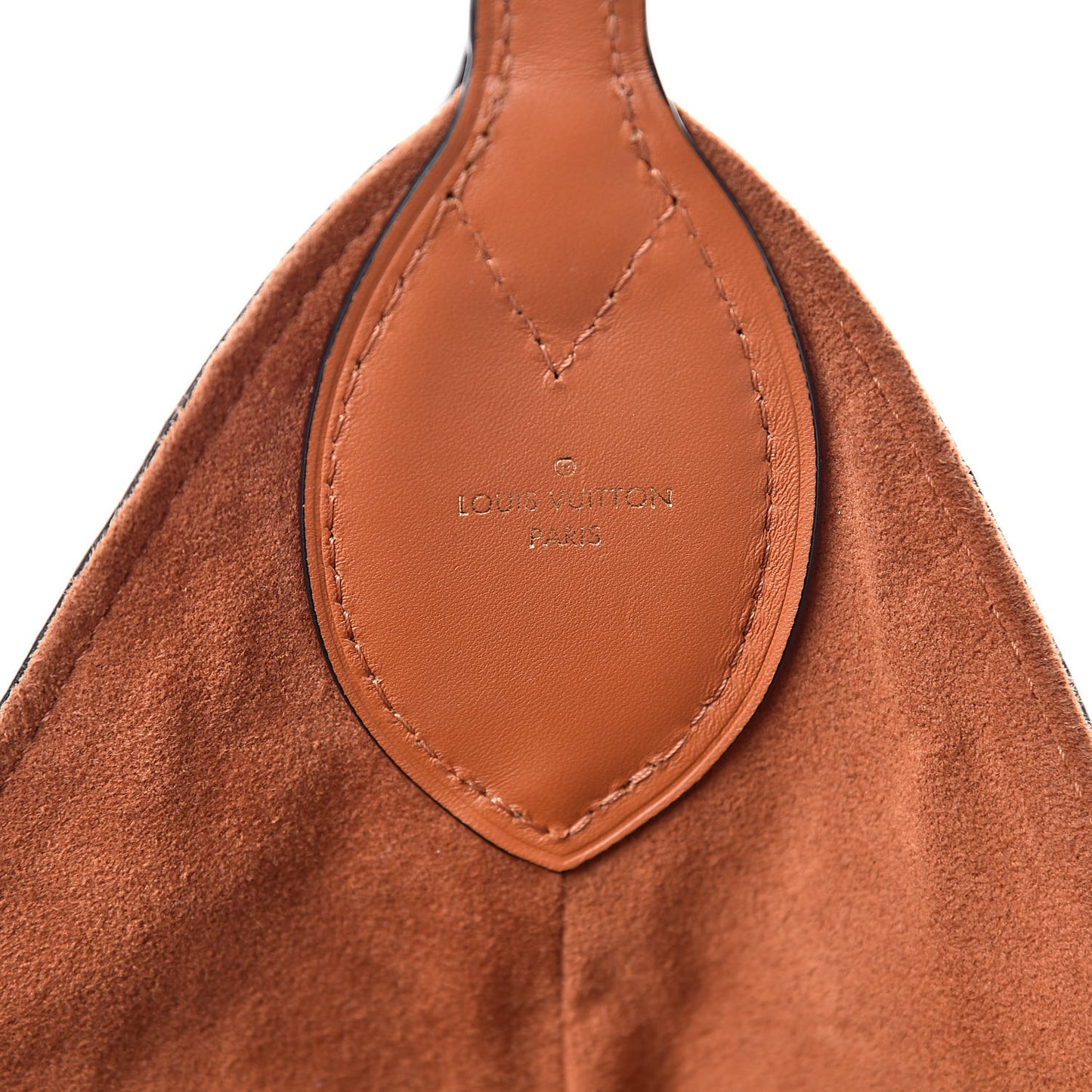 Monogram Flower Hobo Caramel