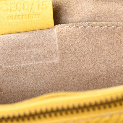Celine Calfskin Boogie Satchel Yellow 7 of 9