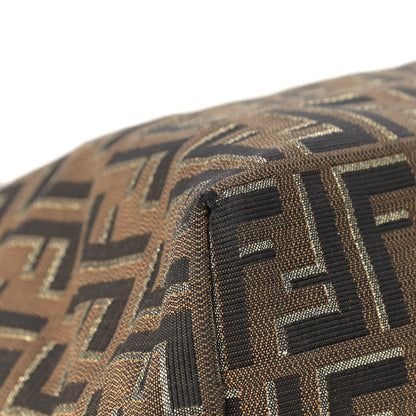 Fendi Zucca Vitello Medium Roll Tote Tobacco Oro Moro 9 of 12