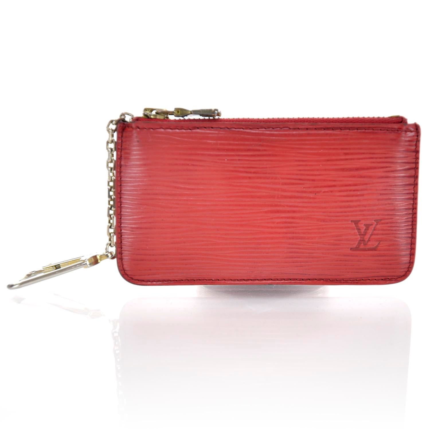 Louis Vuitton Epi Key Pouch Red 1 of 8