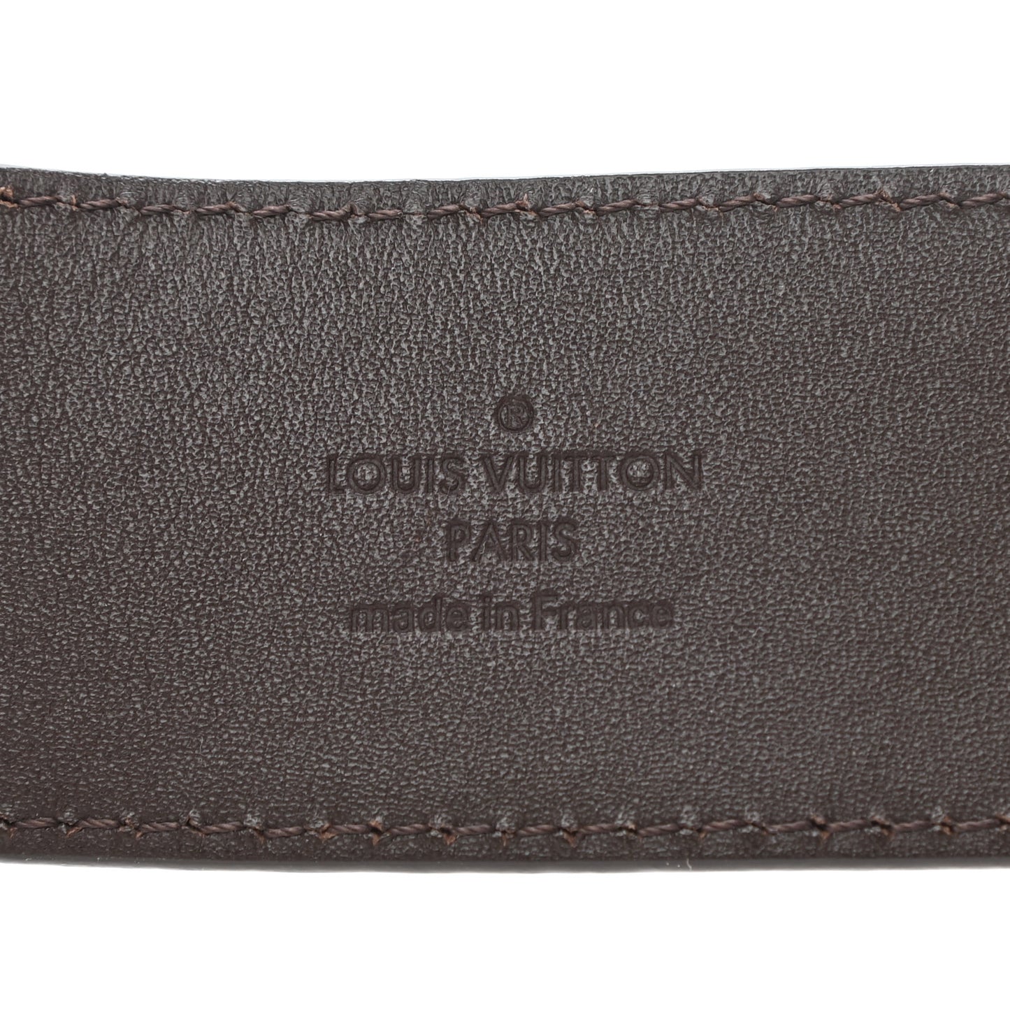 Damier Ebene 40mm LV Initiales Belt 85 34