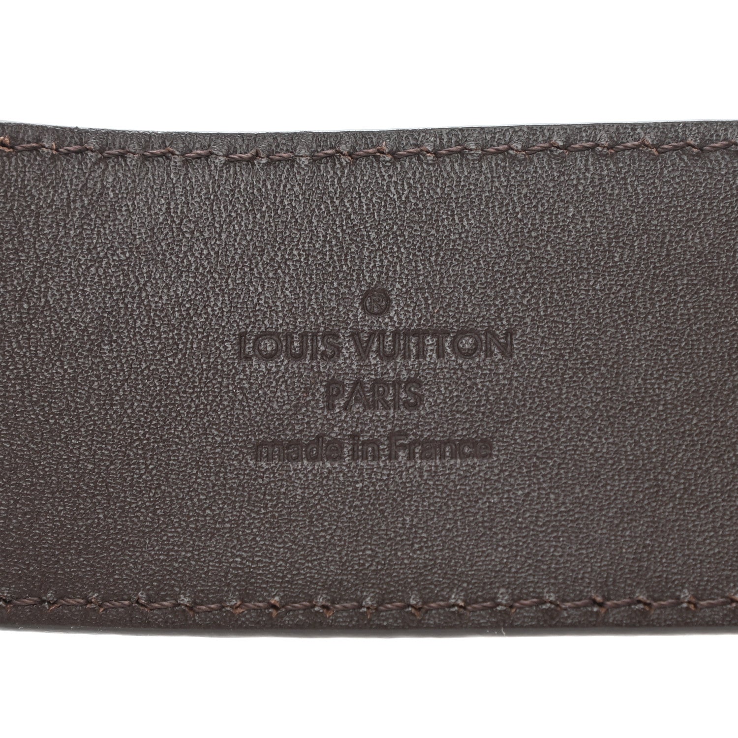 Louis Vuitton Damier Ebene 40mm LV Initiales Belt 85 34 5 of 10