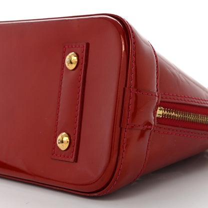 Louis Vuitton Vernis Alma BB Cherry 9 of 10