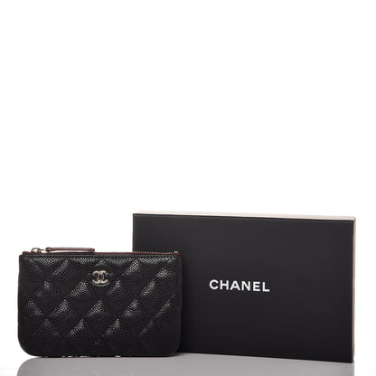 Chanel Caviar Quilted Small Cosmetic Case Black 10 of 10