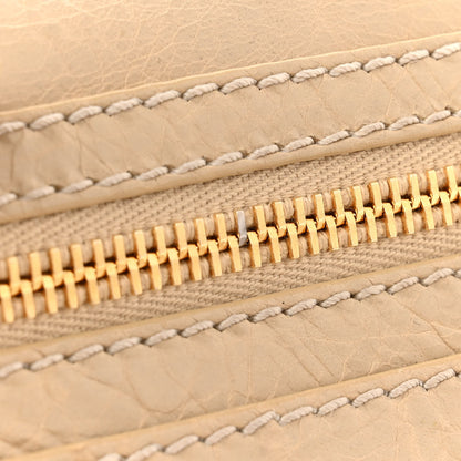 Balenciaga Agneau Giant 12 Gold Hardware Envelope Strap Clutch Pralaine 14 of 16