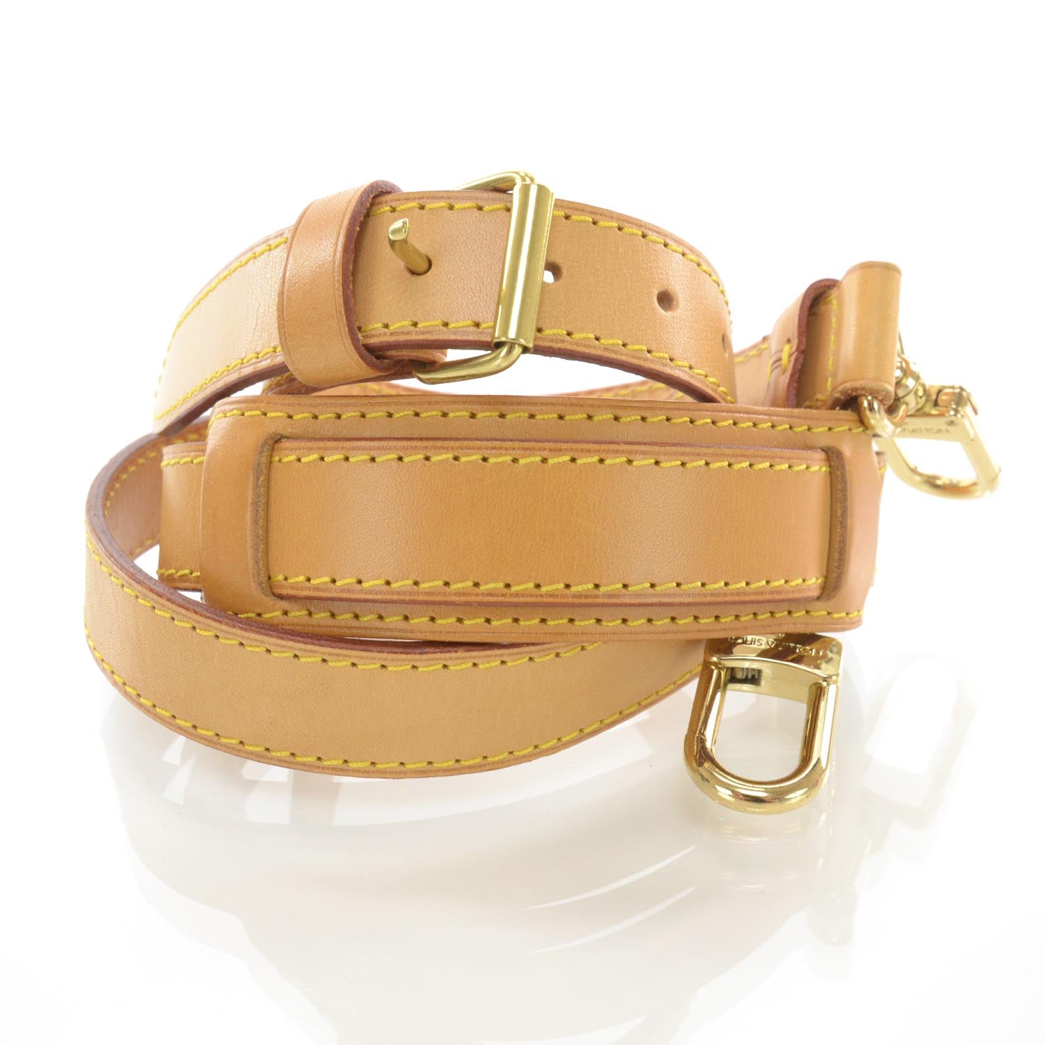 Louis Vuitton Vachetta Adjustable Luggage Shoulder Strap 4 of 5