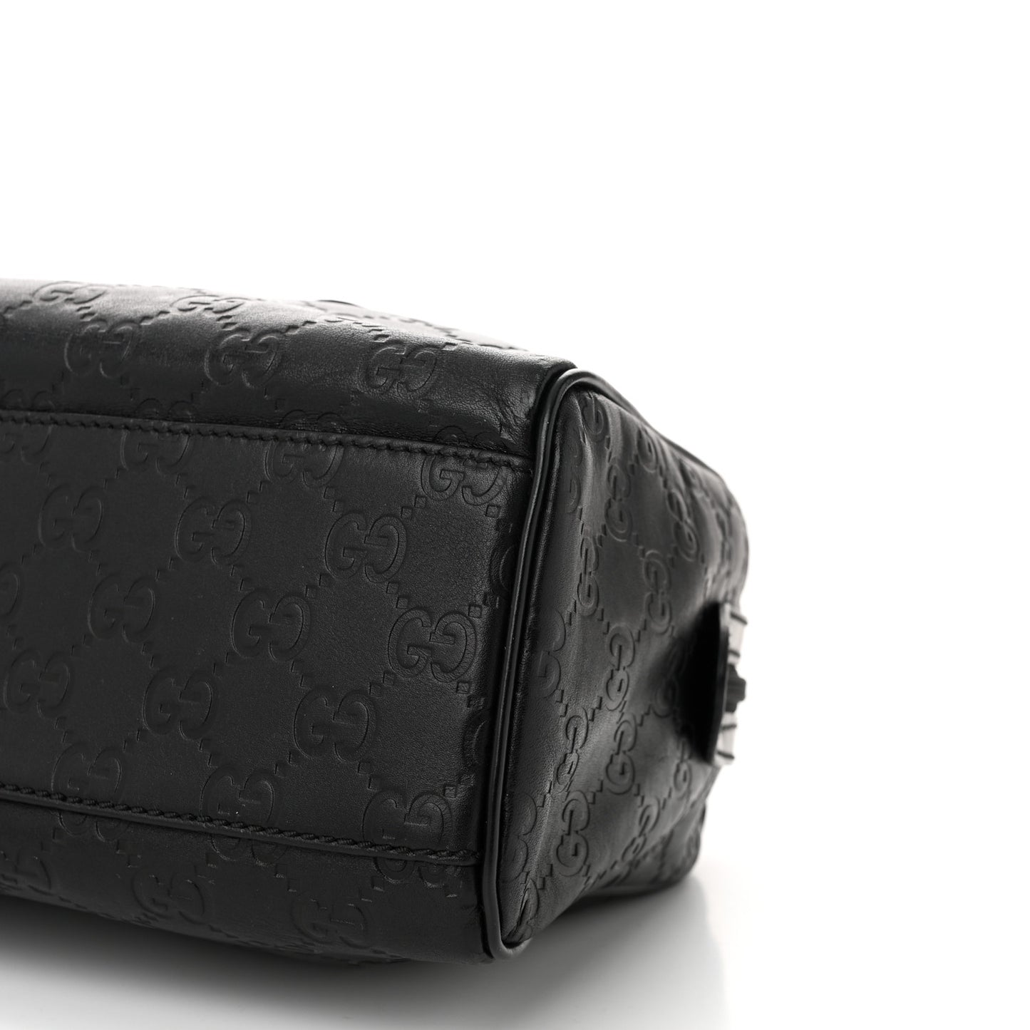 Guccissima Small Boston Black