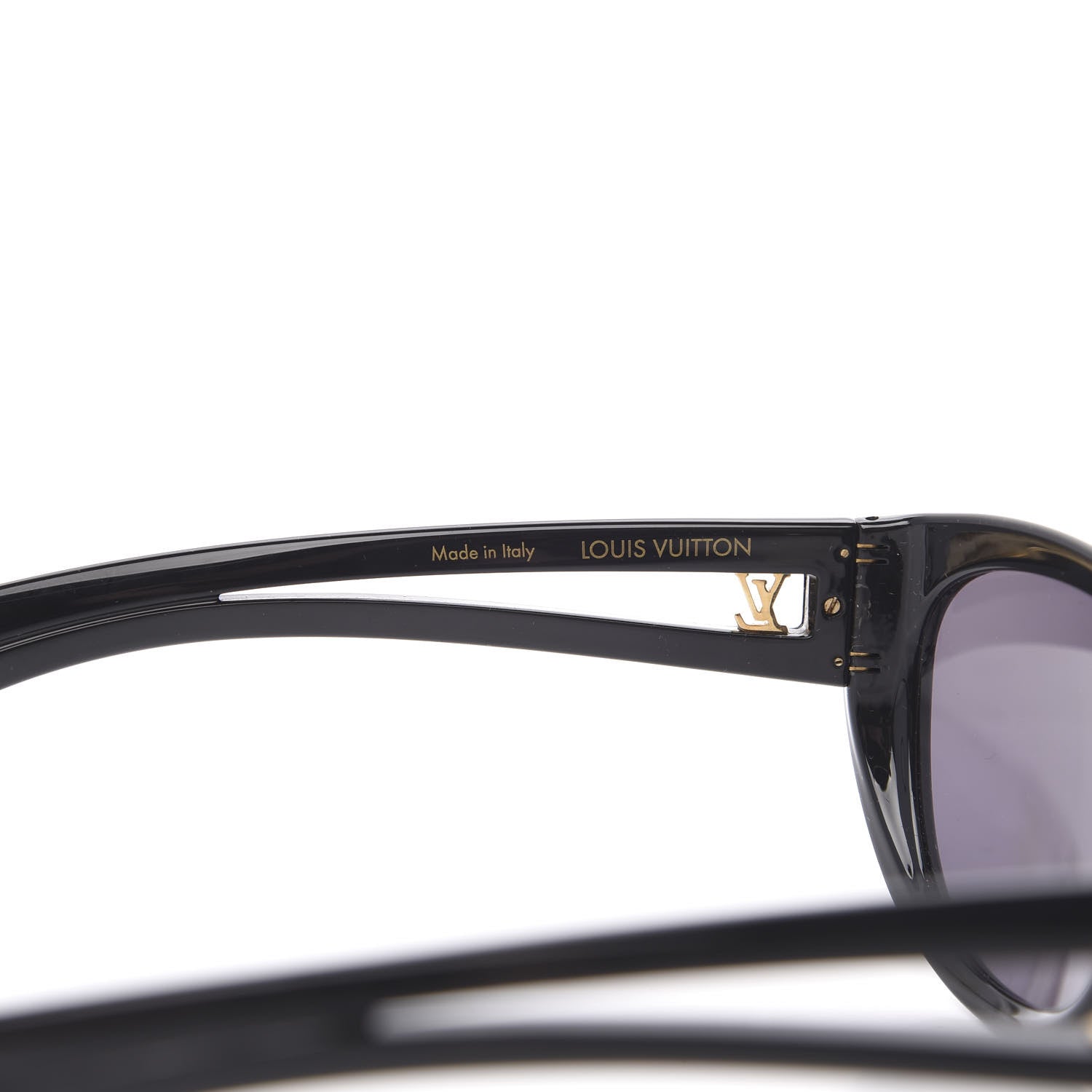 Louis Vuitton Acetate Cat Eye Flore Sunglasses Z0449W Black 5 of 8