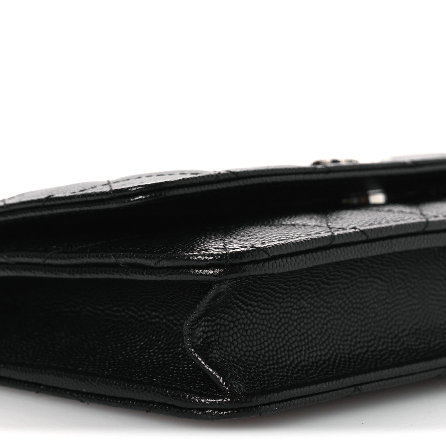 Chanel Caviar Quilted Crystal Star Wallet On Chain Black 10 of 14