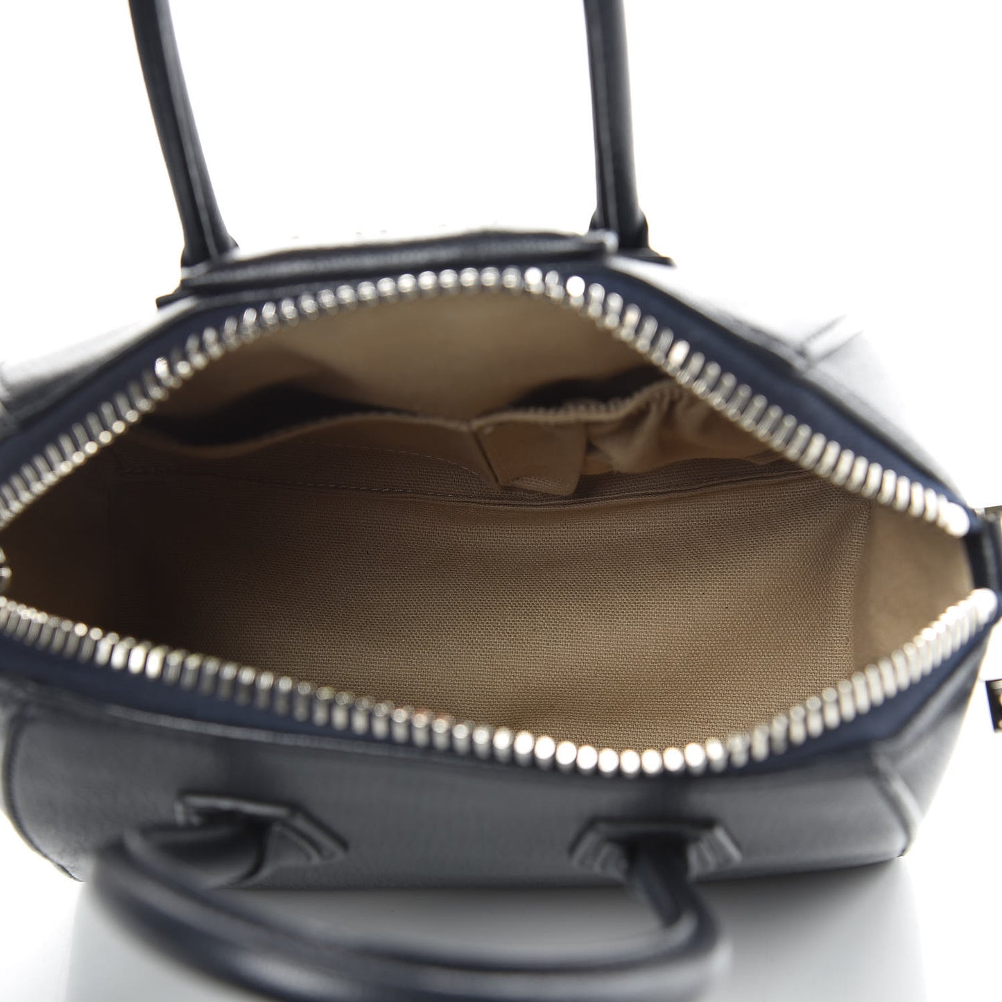 Sugar Goatskin Mini Antigona Navy