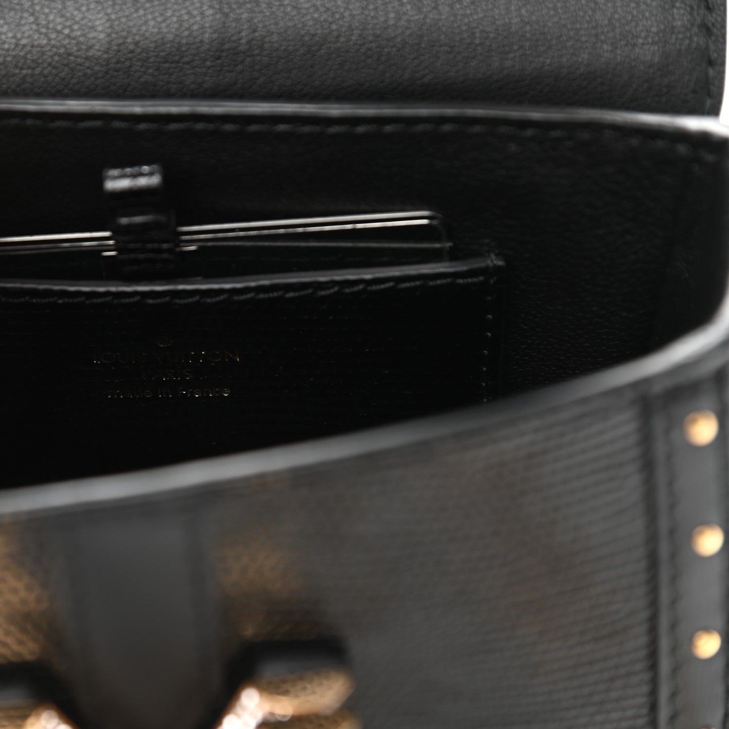 Louis Vuitton Lizard Mini Twist Shoulder Bag Black 7 of 11