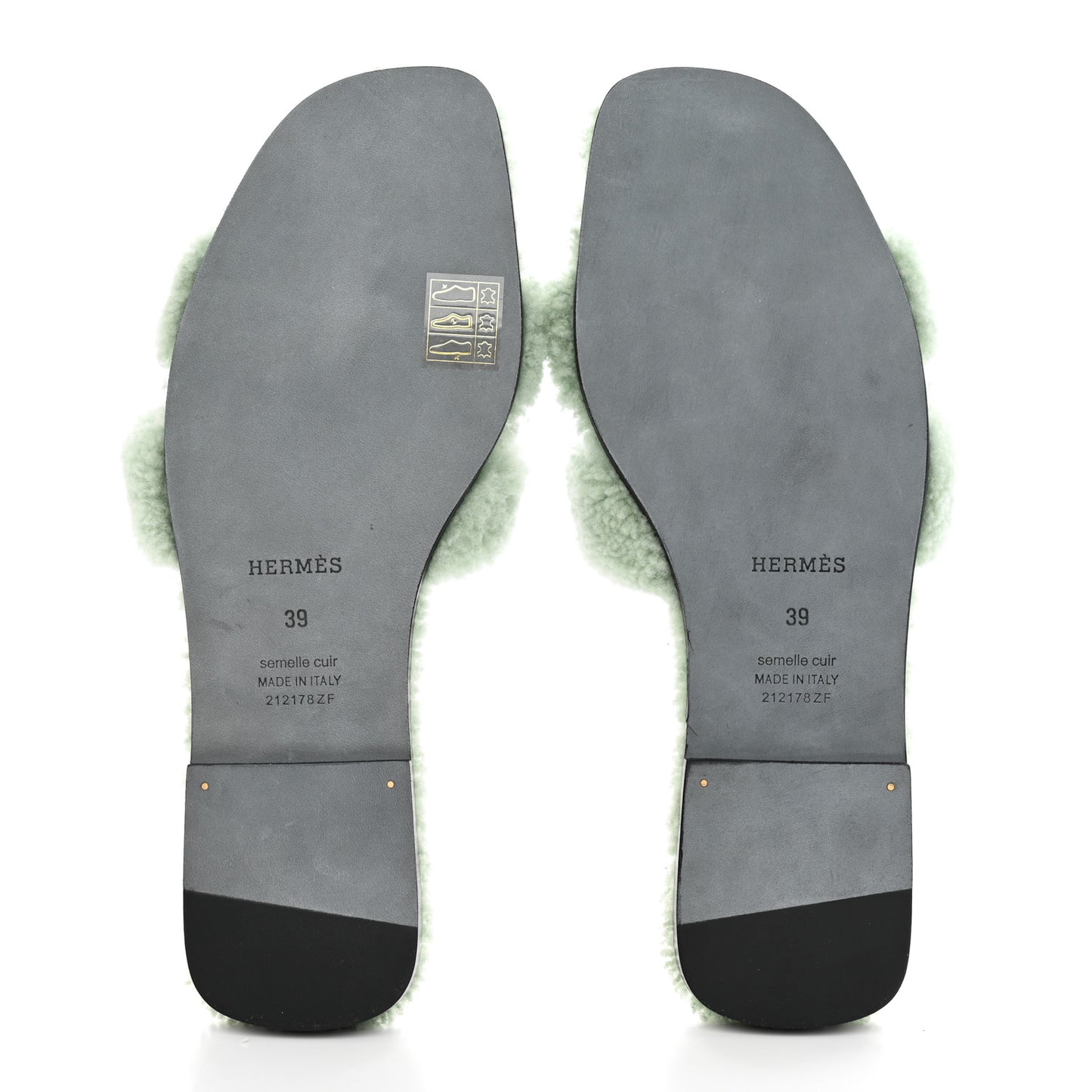 Woolskin Oran Sandals 39 Vert D’eau