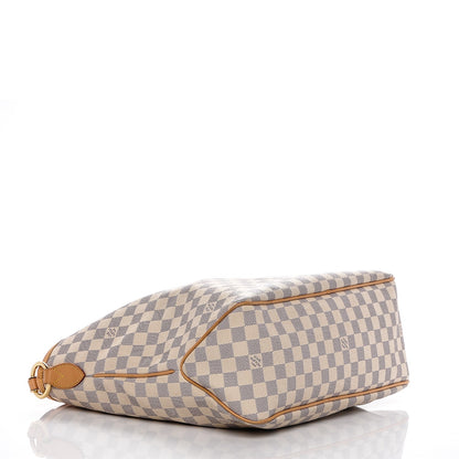 Louis Vuitton Damier Azur Delightful MM Rose Ballerine 4 of 6