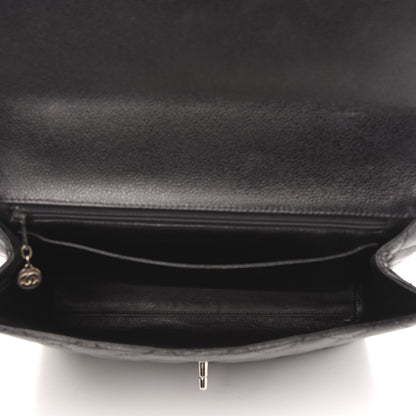 Chanel Caviar Quilted Jumbo Kelly Flap Black 5 of 9