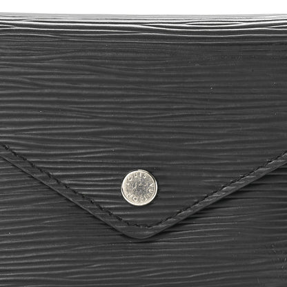 Louis Vuitton Epi Victorine Wallet Black 7 of 7