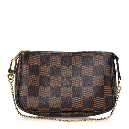 Louis Vuitton Damier Ebene Mini Pochette Accessories 1 of 12