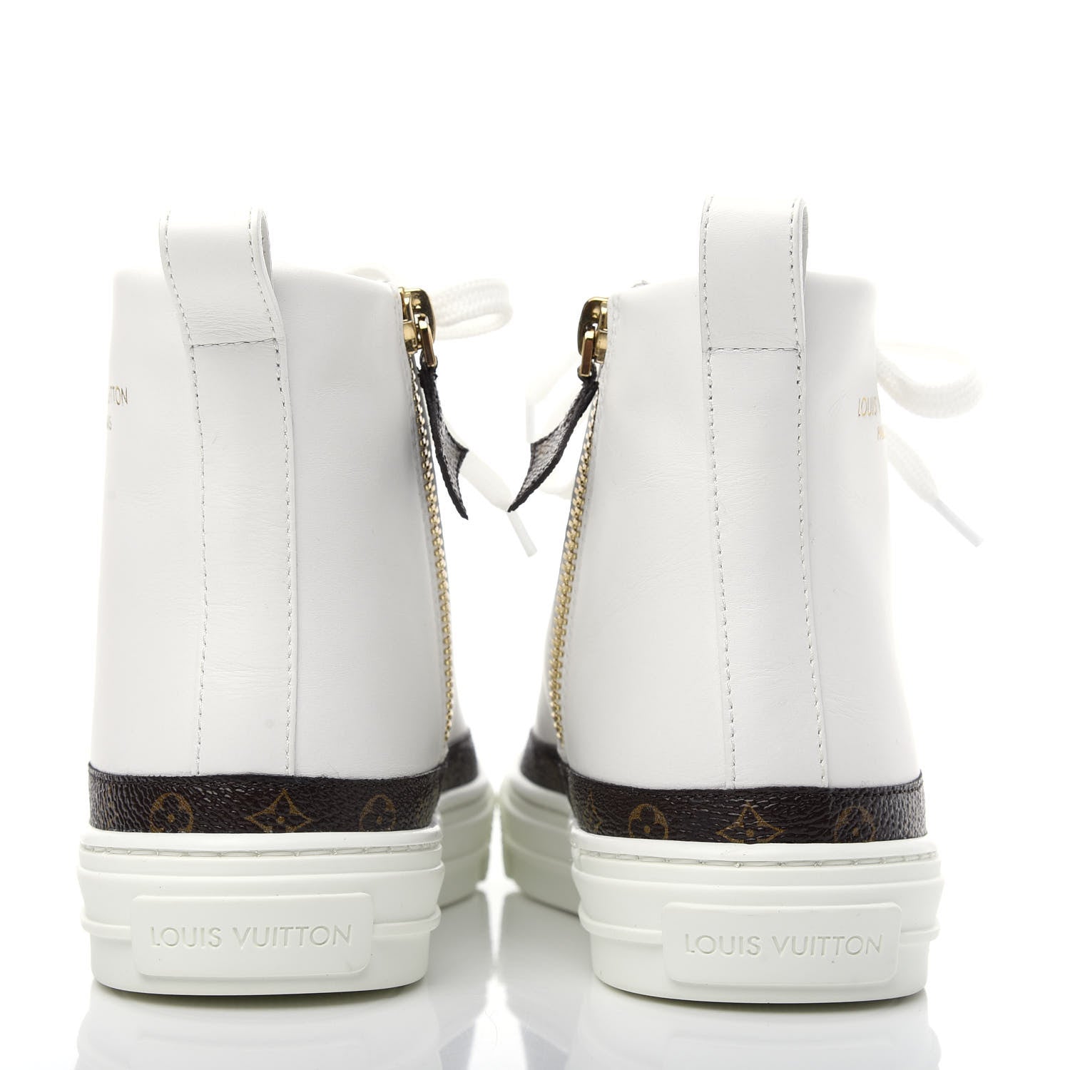 Louis Vuitton Monogram Stellar Sneaker Boots 35.5 White 7 of 12