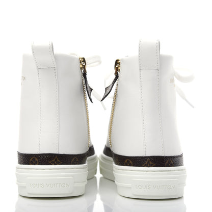 Louis Vuitton Monogram Stellar Sneaker Boots 35.5 White 7 of 12