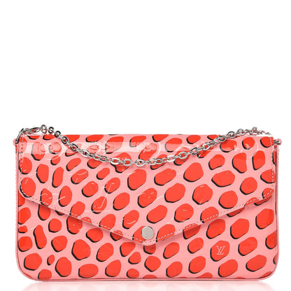 Louis Vuitton Vernis Jungle Dots Pochette Felicie Sugar Pink Poppy 1 of 8