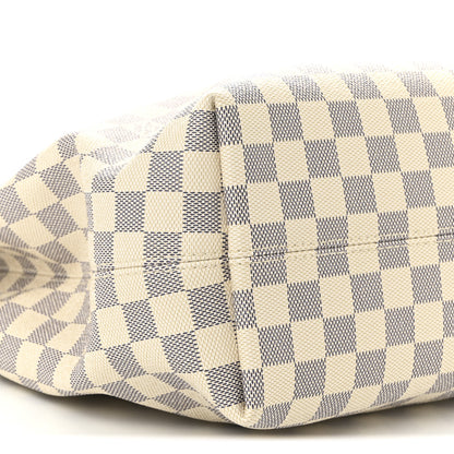 Louis Vuitton Damier Azur Graceful MM Rose Ballerine 9 of 10