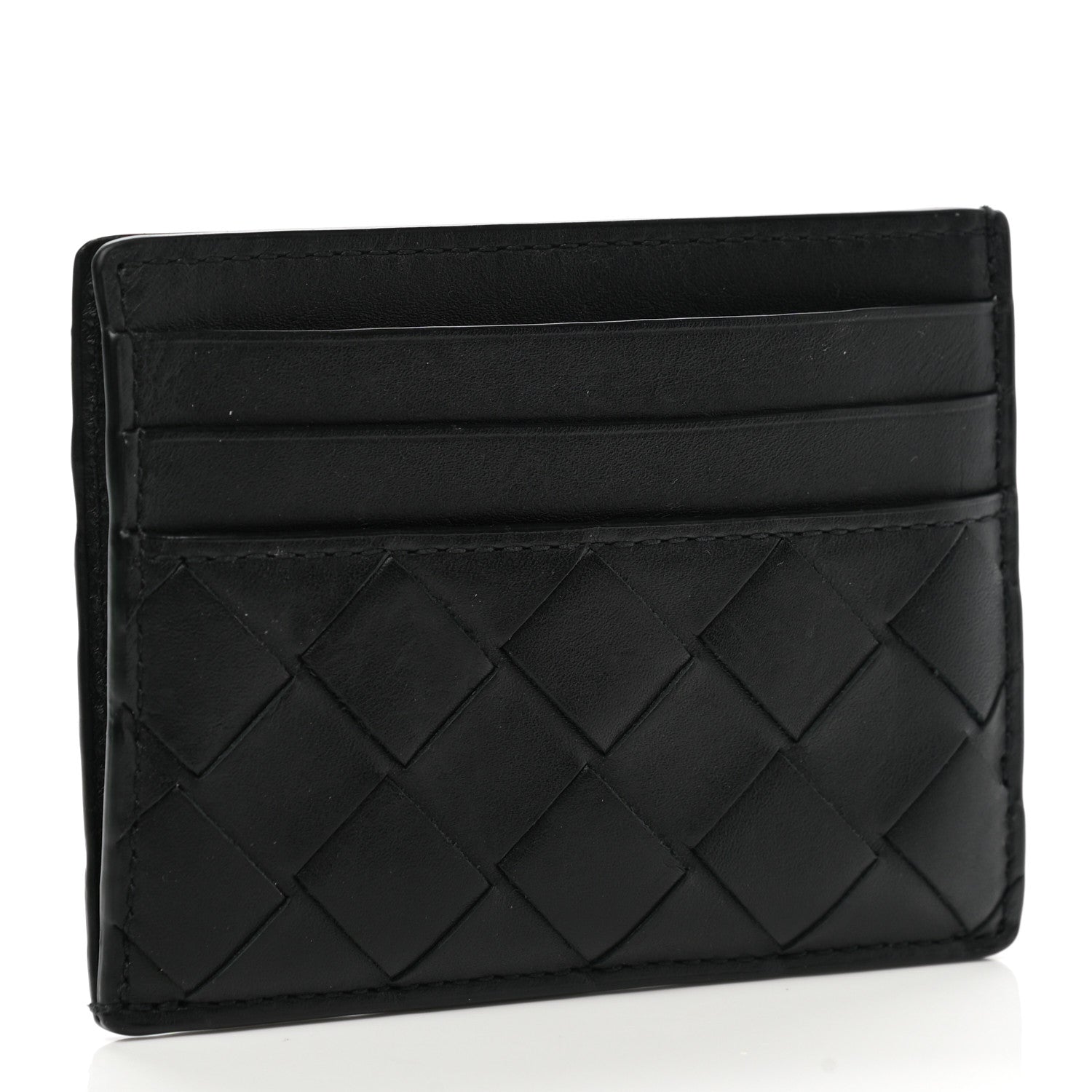 Bottega Veneta Intrecciato Card Holder Black 3 of 9