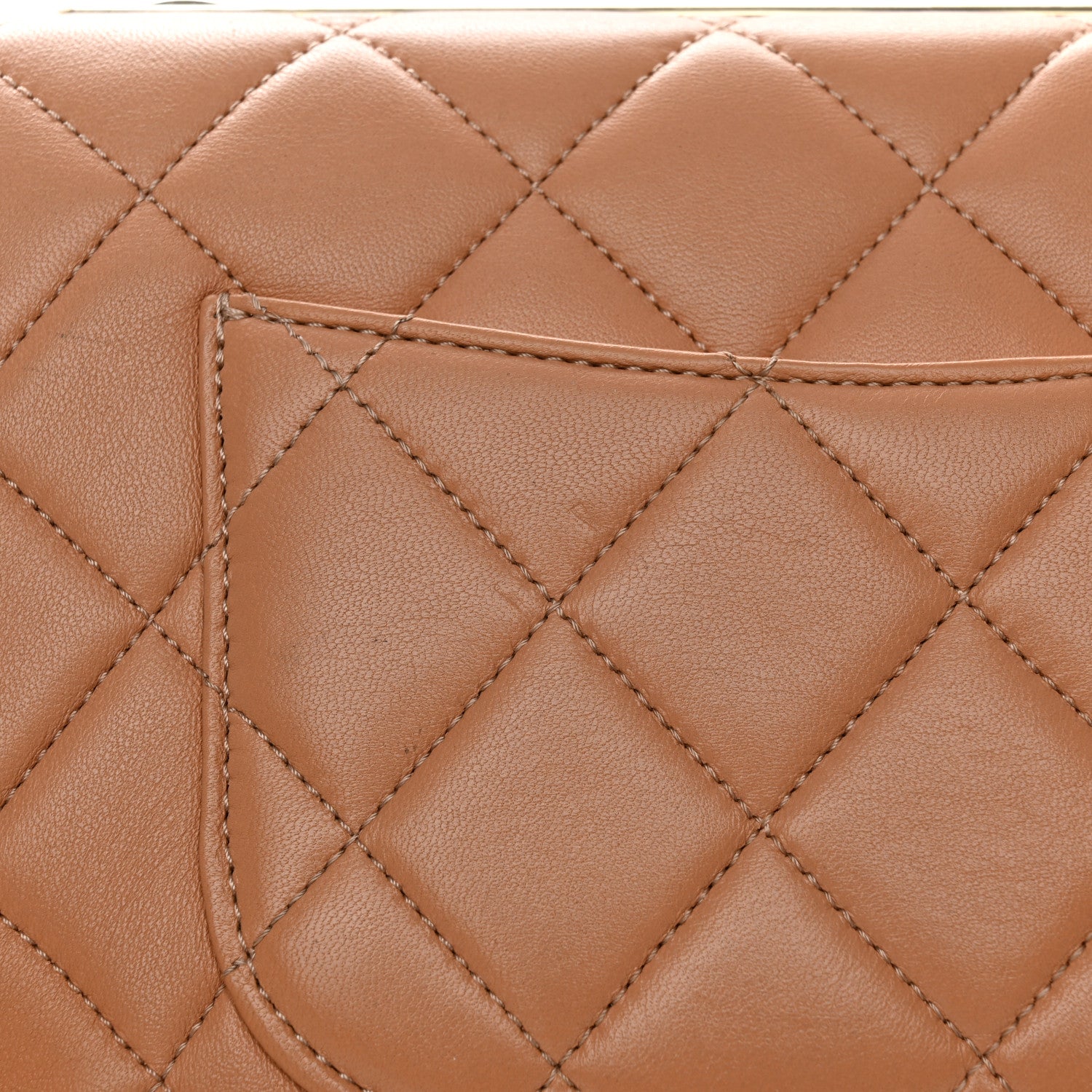 Chanel Lambskin Quilted Medium Trendy CC Flap Beige 13 of 17