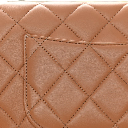 Chanel Lambskin Quilted Medium Trendy CC Flap Beige 13 of 17