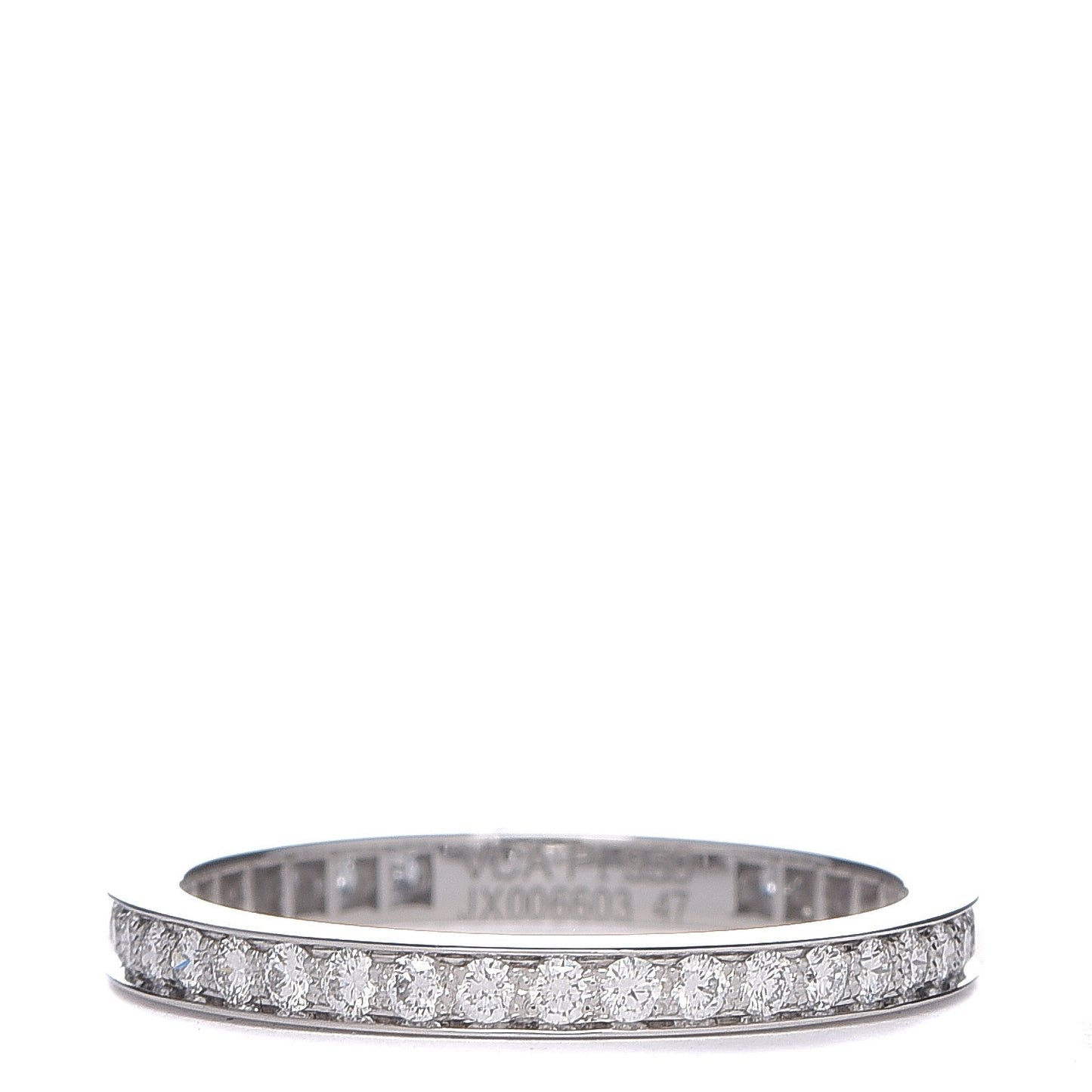 Platinum Diamond 2.1mm Romance Wedding Band Ring 47 4